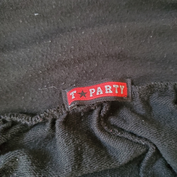 *M* Black Bib/Overall Babydoll Style Dress - Picture 3 of 5